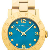 Marc Jacobs Amy Green Dial Gold Steel Strap Watch for Women - MBM8624 Authentic Buy Shop Now