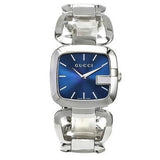 Gucci G Gucci Blue Dial Silver Steel Strap Watch For Women - YA125508 Authentic Buy Shop Now