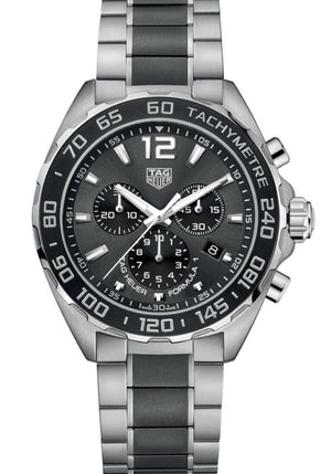 Tag Heuer Formula 1 Anthracite Dial Two Tone Steel Strap Watch For Men - CAZ1011.BA0843 Authentic Buy Shop Now