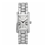 Emporio Armani White Dial Silver Stainless Steel Watch For Women - AR0146 Authentic Buy Shop Now