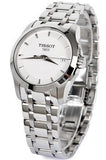 Tissot T Trend Couturier White Dial Silver Steel Strap Watch For Women - T035.210.11.011.00 Authentic Buy Shop Now