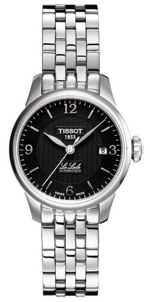 Tissot Le Locle Small Automatic Black Dial Silver Steel Strap Watch For Women - T41.1.183.54 Authentic Buy Shop Now