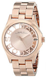 Marc Jacobs Henry Rose Gold Dial Rose Gold Steel Strap Watch for Women - MBM3293 Authentic Buy Shop Now
