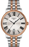 Tissot T Classic Carson Premium Silver Dial Two Tone Steel Strap Watch For Men - T122.410.22.033.00 Authentic Buy Shop Now