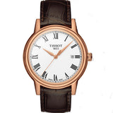 Tissot T Classic Carson White Dial Brown Leather Strap Watch For Men - T085.410.36.013.00 Authentic Buy Shop Now