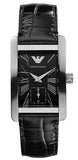 Emporio Armani Classic Black Dial Black Leather Strap Watch For Women - AR0144 Authentic Buy Shop Now