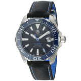 Tag Heuer Aquaracer Calibre 5 Automatic Black Dial Black Nylon Strap Watch for Men - WAY211B.FC6363 Authentic Buy Shop Now