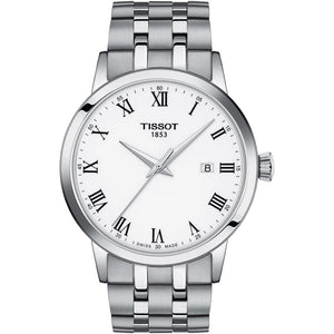 Tissot T Classic Dream White Dial Silver Steel Strap Watch For Men - T129.410.11.013.00 Authentic Buy Shop Now