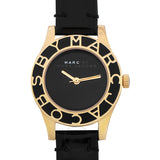 Marc Jacobs Blade Black Dial Black Leather Strap Watch for Women - MBM1159 Authentic Buy Shop Now