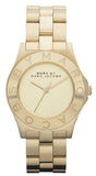 Marc Jacobs Blade Gold Dial Gold Steel Strap Watch for Women - MBM3126 Authentic Buy Shop Now