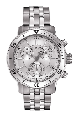 Tissot PRS 200 Chronograph Silver Dial Watch For Men - T067.417.11.031.00 Authentic Buy Shop Now