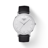 Tissot T Classic Everytime Large White Dial Black Leather Strap Watch For Men - T109.610.16.031.00 Authentic Buy Shop Now