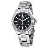 Tag Heuer Aquaracer Automatic Black Dial Silver Steel Strap Watch for Men - WAY2110.BA0928 Authentic Buy Shop Now