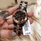 Marc Jacobs Blade Chronograph Grey Dial Two Tone Steel Strap Watch for Women - MBM3180 Authentic Buy Shop Now