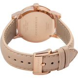 Burberry The City Beige Dial Beige Leather Strap Watch for Women - BU9109 Authentic Buy Shop Now