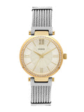 Guess Soho Diamonds Silver Dial Silver Mesh Bracelet Watch for Women - W0638L7 Authentic Buy Shop Now