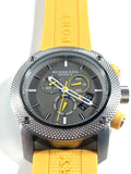 Burberry Sport Chronograph Grey Dial Yellow Rubber Strap Watch for Men - BU7712 Authentic Buy Shop Now
