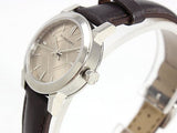 Burberry The City Beige Dial Brown Leather Strap Watch for Women - BU9208 Authentic Buy Shop Now