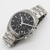 Tissot T Classic PR 100 Chronograph Black Dial Silver Steel Strap Watch for Men - T101.417.11.051.00 Authentic Buy Shop Now