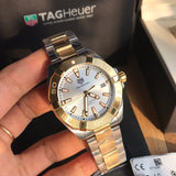 Tag Heuer Aquaracer Silver Dial Two Tone Steel Strap Watch for Women - WBD1120.BB0930 Authentic Buy Shop Now