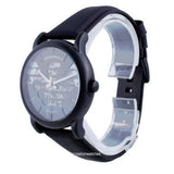 Emporio Armani Meccanico Quartz Black Dial Black Leather Strap Watch For Men - AR60032 Authentic Buy Shop Now