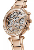 Guess Solstice Diamonds Rose Gold Dial Rose Gold Steel Strap Watch for Women - GW0403L3 Authentic Buy Shop Now