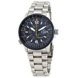 Citizen Promaster Nighthawk Eco Drive Navy Blue Dial Silver Steel Strap Watch For Men - BJ7006-56L Authentic Buy Shop Now