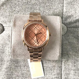 Michael Kors Nia Quartz Rose Gold Dial Rose Gold Steel Strap Watch For Women - MK3990 Authentic Buy Shop Now