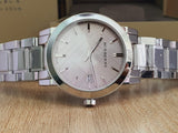Burberry The City Silver Dial Silver Steel Strap Watch for Women - BU9035 Authentic Buy Shop Now