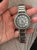 Michael Kors Kerry Silver Tone Silver Steel Strap Watch for Women - MK3311 Authentic Buy Shop Now