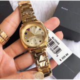 Marc Jacobs Mandy Gold Dial Gold Steel Strap Watch for Women - MJ3549 Authentic Buy Shop Now