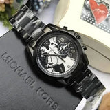 Michael Kors Bradshaw Hungry Black Dial Black Steel Strap Watch for Women - MK6271 Authentic Buy Shop Now