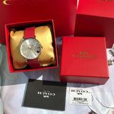 Coach Perry Silver Dial Red Leather Strap Watch for Women - 14503515 Authentic Buy Shop Now