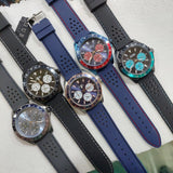 Guess Odyssey Analog Blue Dial Blue Rubber Strap Watch For Men - W1108G1 Authentic Buy Shop Now