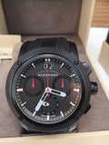 Burberry The Endurance Chronograph Black Dial Black Rubber Strap Watch For Men - BU9802 Authentic Buy Shop Now