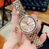 Michael Kors Darci Rose Gold Dial Rose Gold Stainless Steel Strap Watch for Women - MK3366 Authentic Buy Shop Now
