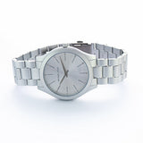 Michael Kors Slim Runway Silver Dial Silver Steel Strap Watch For Women - MK4502 Authentic Buy Shop Now
