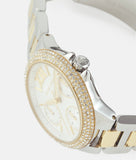 Michael Kors Camille Multifunction Silver Dial Two Tone Steel Strap Watch For Women - MK6982 Authentic Buy Shop Now