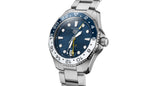 Tag Heuer Aquaracer Professional 300 GMT Automatic Blue Dial Silver Steel Strap Watch for Men - WBP2010.BA0632 Authentic Buy Shop Now
