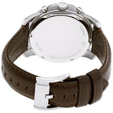 Fossil Grant Chronograph White Dial Brown Leather Strap Watch for Men - FS4735 Authentic Buy Shop Now