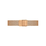 Daniel Wellington Quadro Melrose Black Dial Rose Gold Mesh Bracelet Watch For Women - DW00100432 Authentic Buy Shop Now