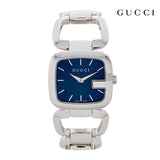 Gucci G Gucci Blue Dial Silver Steel Strap Watch For Women - YA125405 Authentic Buy Shop Now