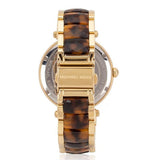 Michael Kors Parker Mother Of Pearl White Dial Two Tone Steel Strap Watch For Women - MK6518 Authentic Buy Shop Now