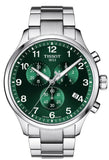 Tissot Chrono XL Classic Green Dial Silver Steel Strap Watch for Men - T116.617.11.091.00 Authentic Buy Shop Now