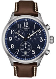 Tissot Chrono XL Vintage Blue Dial Brown Leather Strap Watch For Men - T116.617.16.042.00 Authentic Buy Shop Now