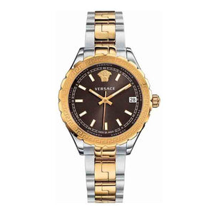 Versace Hellenyium Brown Dial Two Tone Steel Strap Watch for Women - V12040015 Authentic Buy Shop Now