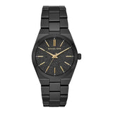 Michael Kors Channing Quartz Black Dial Black Steel Strap Watch For Women - MK6625 Authentic Buy Shop Now
