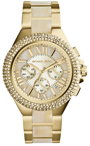 Michael Kors Camille Gold Dial Gold Steel Strap Watch for Women - MK5902 Authentic Buy Shop Now