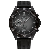 Tommy Hilfiger Larson Chronograph Black Dial Black Rubber Strap Watch For Men - 1791921 Authentic Buy Shop Now