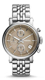 Fossil Boyfriend Chronograph Brown Dial Silver Steel Strap Watch for Women - ES3747 Authentic Buy Shop Now